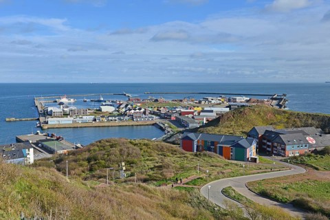 Clinic and harbor area