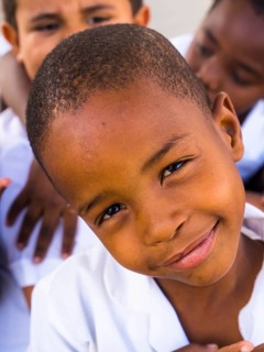 Child of a school class