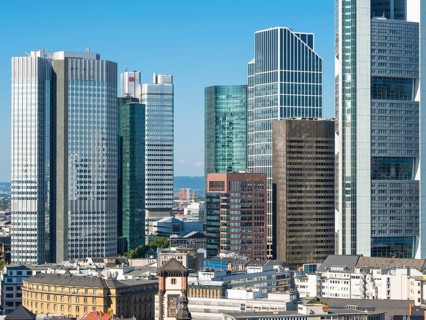 Financial District with TaunusTurm