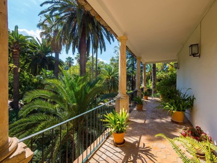 Mansion with Arabic gardens