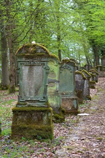 Grave stones built on a Jewish cemetery in the 16th century
