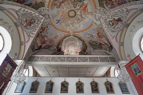 Parish church organ loft