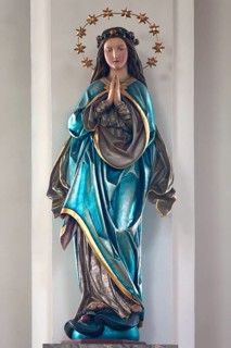 Madonna figure in parish church
