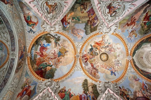 Ceiling fresco in parish church
