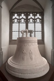 Plaster cast of bell from 1696
