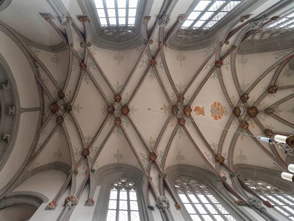 Vault ceiling in the chancel of Ritterkapelle