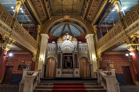 Temple synagogue in the Jewish district of Kazimierz