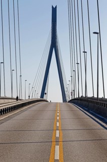 Road on the Kohlbrand Bridge