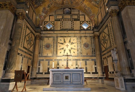 Inside the Baptistery of San Giovanni
