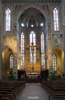 High altar of the Franciscan church of Santa Croce