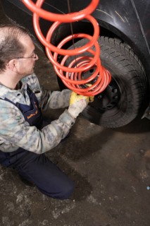 Tire repair shop
