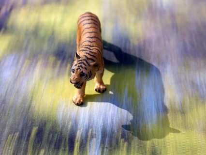 Miniature model of a tiger