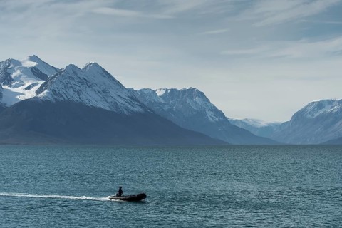 Zodiac inflatable boat in Segelsallskapet Fjord
