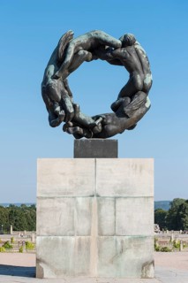 Bronze sculpture Wheel of Life by Gustav Vigeland