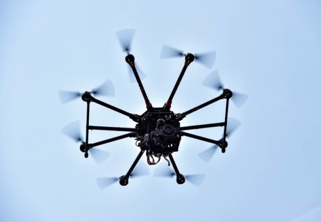 Drone in flight