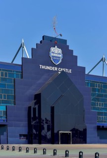 I-Mobile stadium or Thunder Castle Stadium of football club Buriram United
