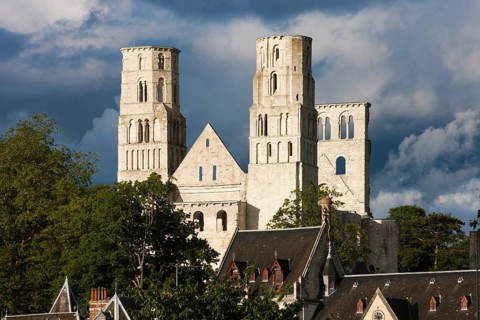 Jumieges Abbey ruins