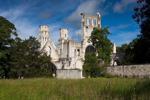 Jumieges Abbey ruins