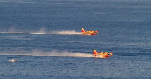 Firefighting aircraft Canadair CL 415