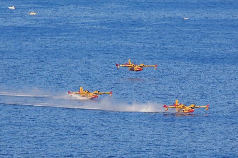 Firefighting aircraft Canadair CL 415