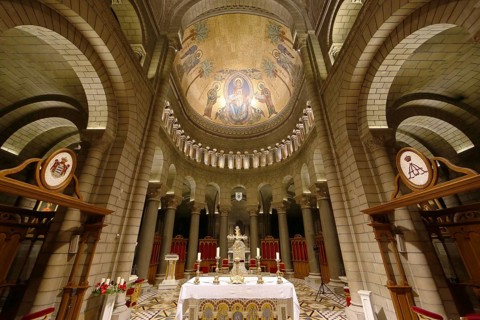 Neo-Romanesque Notre-Dame-Immaculee