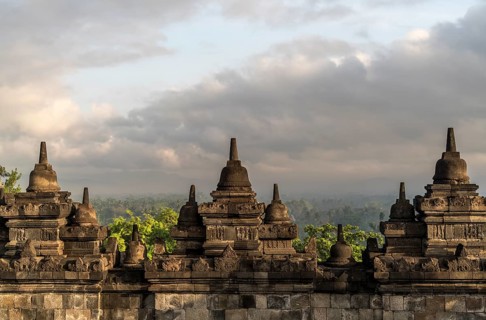 Buddhist temple complex Borobudur