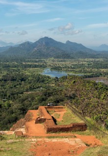 View from the summit of Sigiriya or Lion Rock