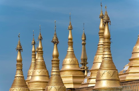 Golden Stupas