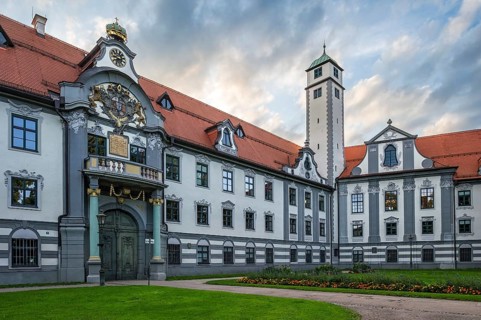 Prince Bishop's Residence with portal and Bishop's coat of arms