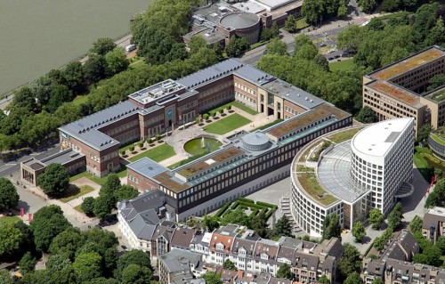 Ehrenhof complex with Kunst-Palast museum and NRW-Forum Kultur und Wirtschaft