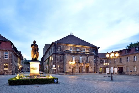 Former margravial riding hall in 1748