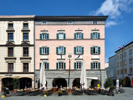 Historic residential and commercial buildings at Max-Josefs-Platz
