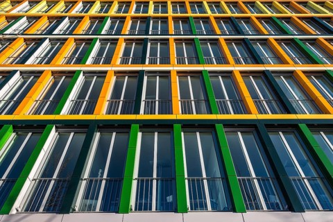 Colorful facade