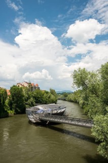 Murinsel island in Graz
