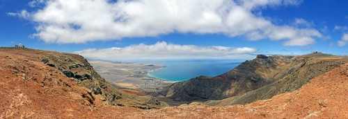 View from Ermita de Las Nieves to Caleta de Famara
