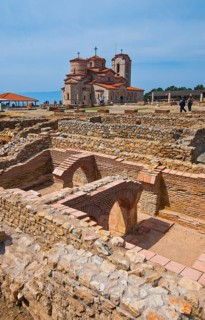 Excavations at the church of St. Clement and St. Panteleimon