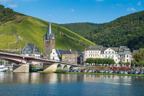 Townscape with the Moselle river