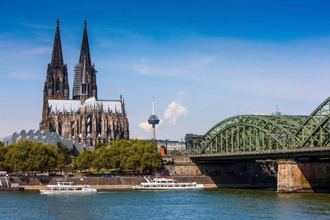 Cologne Cathedral on the Rhine