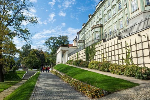 Palace garden of the Prague castle