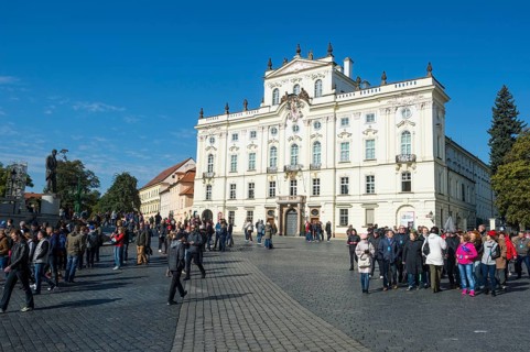 Square before the Prague castle
