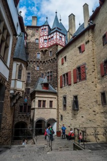 Courtyard of Eltz Castle