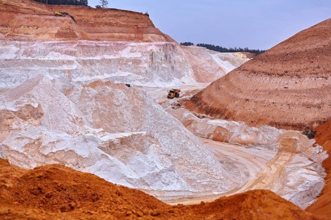 Kaolin pit