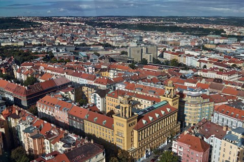 View from the TV Tower in Prague