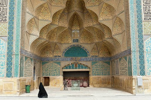 Entrance portal of the Jame Mosque Of Isfahan