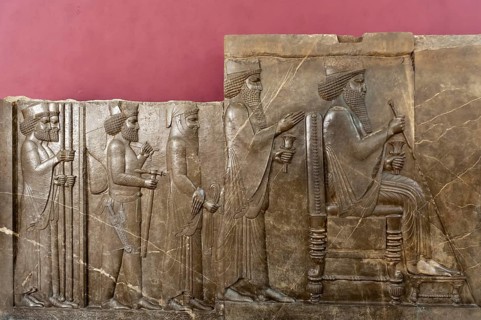 Ancient treasure house relief of the Achaemenids