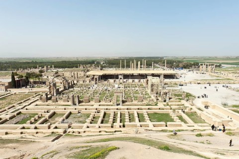 View of the ancient Persian city