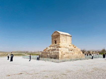 Tourists at the Tomb of Cyrus II