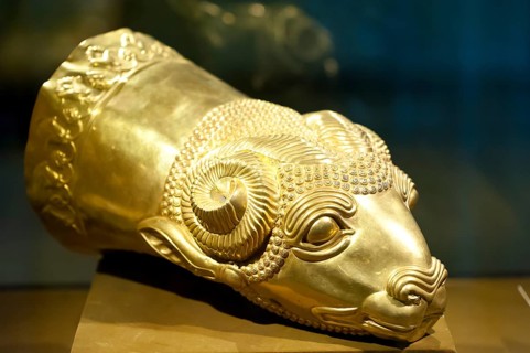 Gold rhyton