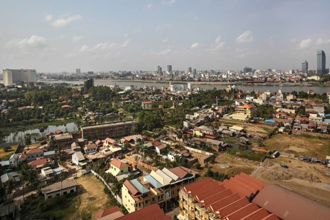 Skyline with Canadia Bank and Vatannac Capital Tower