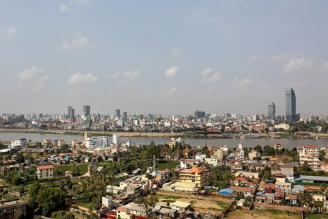 Skyline with Canadia Bank and Vatannac Capital Tower